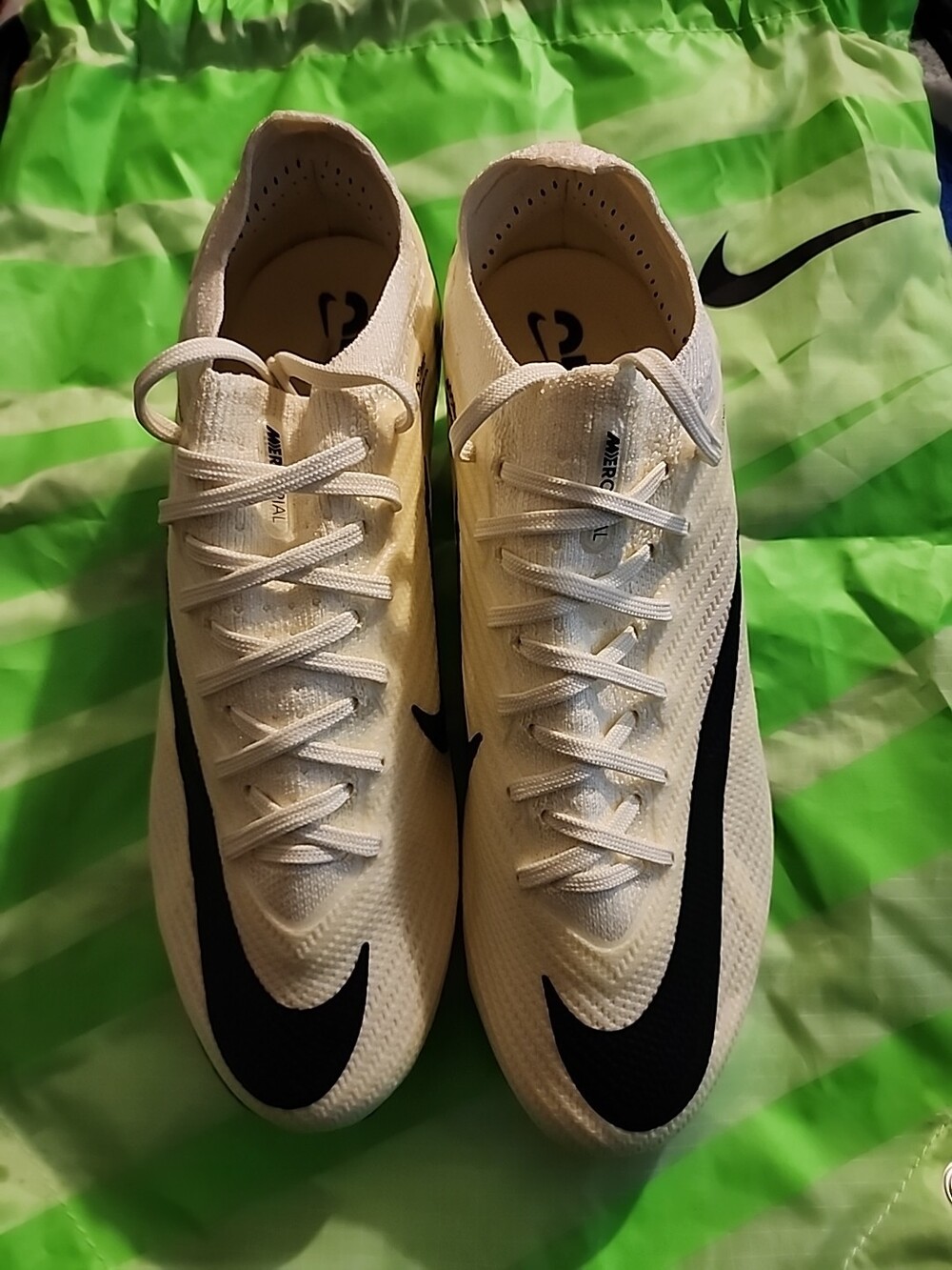 Nike Zoom Mercurial Vapor 15 Elite FG Size 5.5 Lemonade Soccer Cleats DJ4978-700